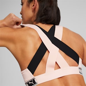Feel It Mid-Impact Women's Training Bra, Rose Dust, extralarge-IND