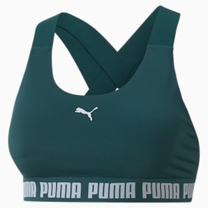 Feel It Mid-Impact Women's Training Bra, Varsity Green, extralarge-IND