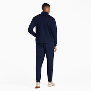Train Favourite Knitted Men's Training Tracksuit, Peacoat