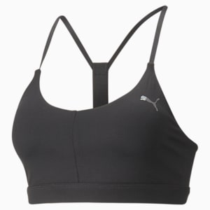 ウィメンズ トレーニング ストラッピー ブラトップ 低サポート, Puma Black
