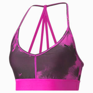 Risk Taker Low Impact Women's Sports Training Bra, Deep Orchid-sky dye