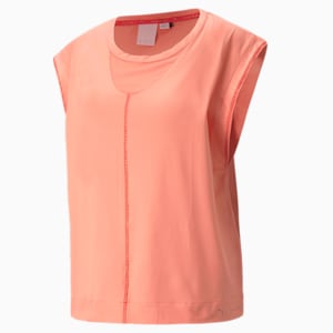 PUMA x FRIDA KAHLO Short Sleeve Women's Training  T-shirt, Peach Pink