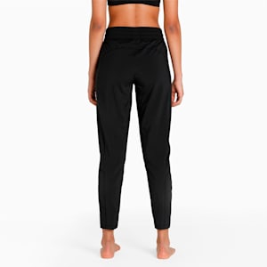 Studio Women's Tapered Woven Training Trackpants, Puma Black, extralarge-IND