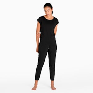 Studio Tapered Woven Women's Trackpants, Puma Black, extralarge-IND