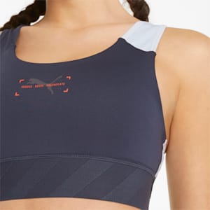 RE:Collection Women's Training Bra, Parisian Night-Arctic Ice