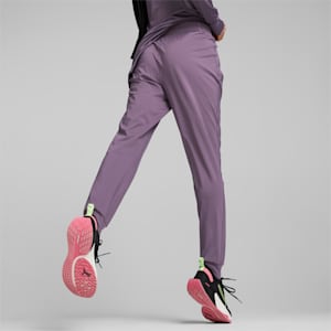 Modest Activewear Training Pants Women, Purple Charcoal