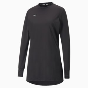 Modest Activewear Long Sleeve Training Tee Women, Puma Black