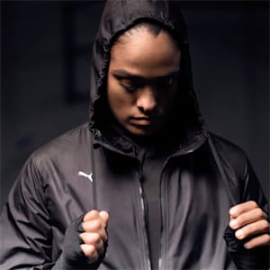 Modest Activewear Training Rain Jacket Women, Puma Black