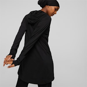 Sudadera de entrenamiento con capucha Modest Activewear para mujer, Puma Black