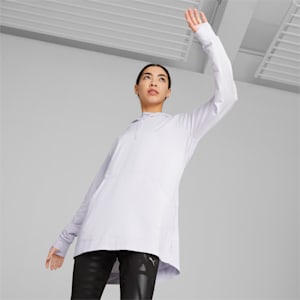 Sudadera con capucha de entrenamiento Modest Activewear Hijab para mujer, Spring Lavender