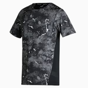 PUMA x one8 Printed Active Men's Slim Fit T-Shirt, Puma Black, extralarge-IND