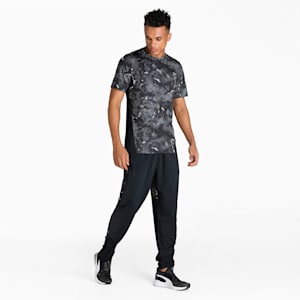 PUMA x one8 Printed Active Men's Slim Fit T-Shirt, Puma Black, extralarge-IND