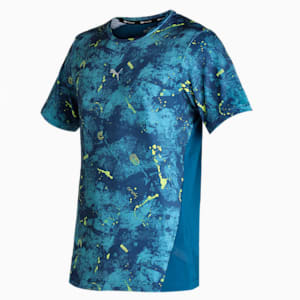 PUMA x one8 Printed Active Men's Slim Fit T-Shirt, Sailing Blue, extralarge-IND