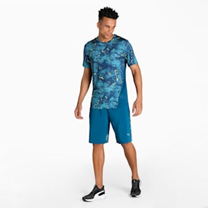 PUMA x one8 Printed Active Men's Slim Fit T-Shirt, Sailing Blue, extralarge-IND