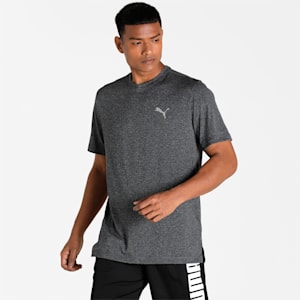 Run Favorite Heather Regular Fit Men's T-Shirt, Puma Black Heather