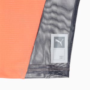 ウィメンズ ランニング FIRST MILE クロップ 半袖 Tシャツ, Deep Apricot-Dark Slate