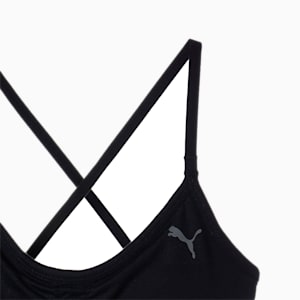 ウィメンズ トレーニング スタジオ ブラトップ 低サポート, Puma Black