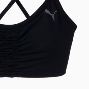 ウィメンズ トレーニング スタジオ ブラトップ 低サポート, Puma Black