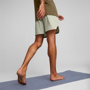 Shorts para entrenamiento de punto de 7" STUDIO para hombre, Pebble Gray