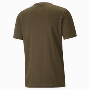 STUDIO Waffle Training Men's T-Shirt, Deep Olive, extralarge-IND