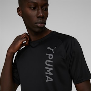 Fit Short Sleeve Training Tee Men, Puma Black-castlerock cat