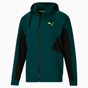PUMA Fit WovenMen's Training Jacket, Varsity Green
