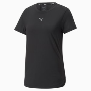 CLOUDSPUN Running Women's T-Shirt, Puma Black