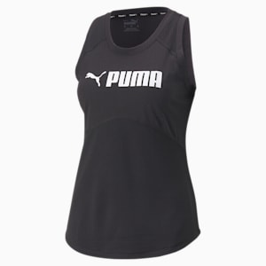 Fit Logo Training Tank Top Women, Puma Black