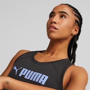 Fit Logo Training Tank Top Women, PUMA Black-Elektro Purple