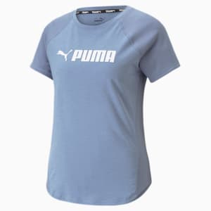 PUMA Fit Logo Training Tee Women, Filtered Ash