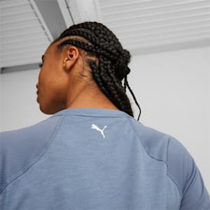 PUMA Fit Logo Training Tee Women, Filtered Ash