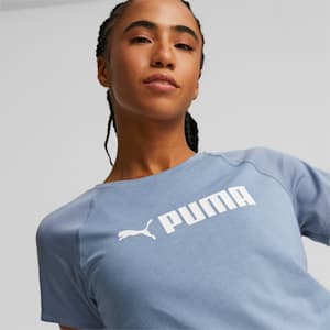 PUMA Fit Logo Training Tee Women, Filtered Ash