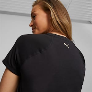 Fit Women's Training Logo Tee, Puma Black