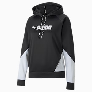 Fit POWERFLEECE Training Sweatshirt Women, Puma Black