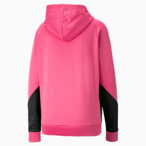 Fit PWRFleece Women's Training Sweatshirt, Sunset Pink-Puma Black, extralarge-IND