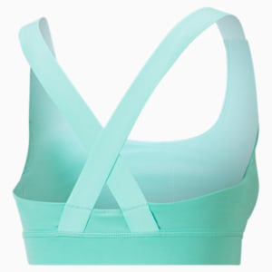 PUMA Fit Mid Impact Training Bra, Electric Peppermint, extralarge-IND