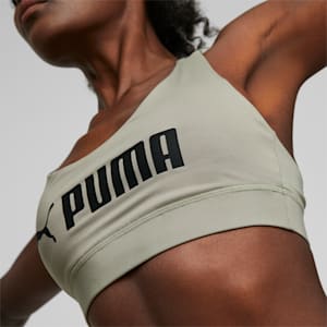 PUMA Fit Mid Impact Women's Sports Bra, Birch Tree