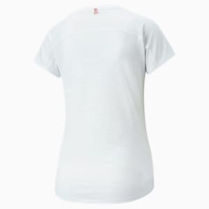 Run Logo Short Sleeve Running Women's T-Shirt, Puma White