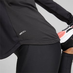 Run Knit Half Zip Running Pullover Women, Puma Black