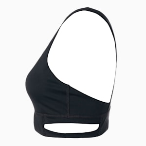 ウィメンズ トレーニング FASHION LUXE ブラトップ 中サポート, Puma Black