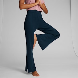 Pantalon d'entraînement Exhale Studio, femme, Bleu marine