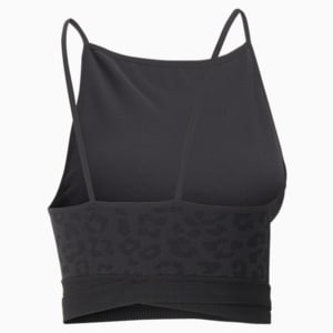 FormKnit Women's Seamless Training Bra, Puma Black-leopard print, extralarge-IND