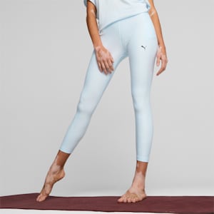 Studio Your Move Yogini Women's 7/8 Tights, Icy Blue Heather, extralarge-IND