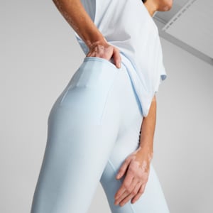 Studio Your Move Yogini Women's 7/8 Tights, Icy Blue Heather, extralarge-IND