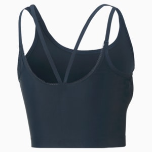 Studio ULTRABARE Strappy Women's Training Crop Top, Marine Blue