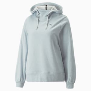 Studio Fleece Women's Training Hoodie, Platinum Gray Heather