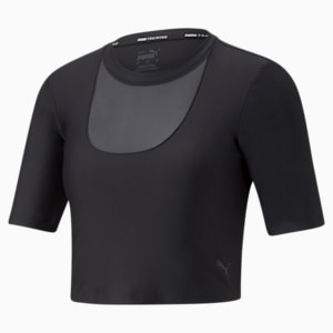 Safari Glam Fashion Training Top Women, Puma Black, extralarge-IND