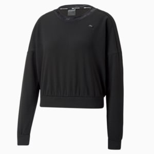 Safari Glam Women's Training Sweatshirt, Puma Black, extralarge-IND