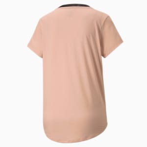 Camiseta de entrenamiento de manga corta Safari Glam para mujer, Rose Quartz
