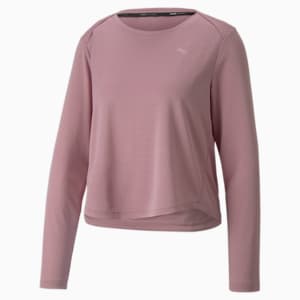 Studio Waffle Long Sleeved Training Sweatshirt Women, Pale Grape, extralarge-IND